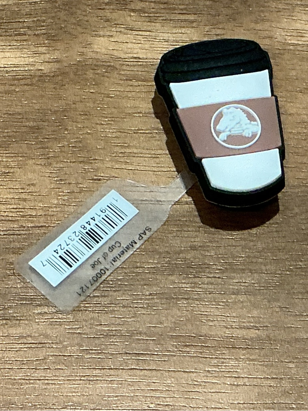 Jibbitz Black, White & Brown Coffee Cup Money Clip